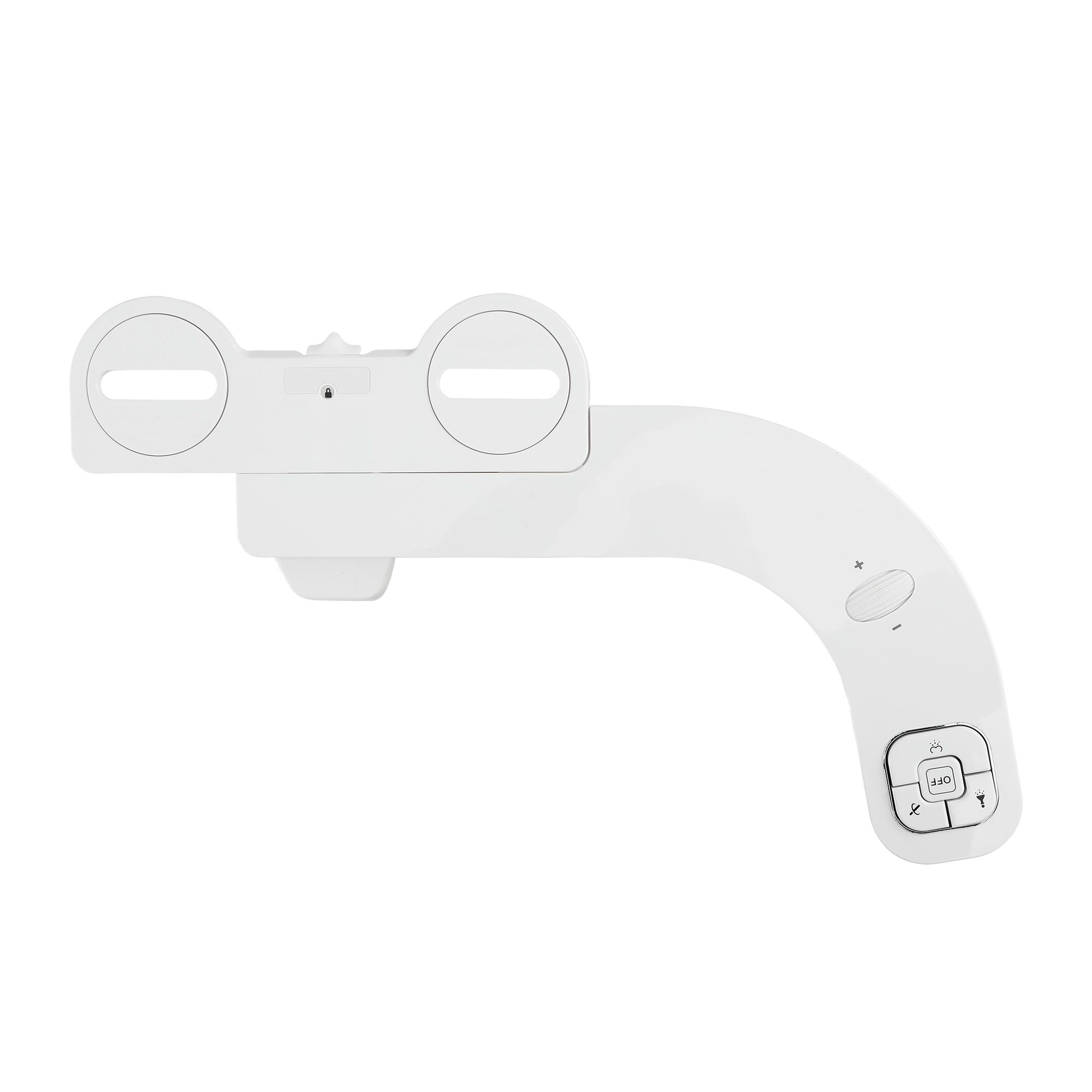 Cefito Ultra-Slim Bidet Attachment Detachable Bidet with Self-Cleaning Dual Nozzle Non-Electric Adjustable Water Pressure, Cold Water Toilet Bide - Image 4