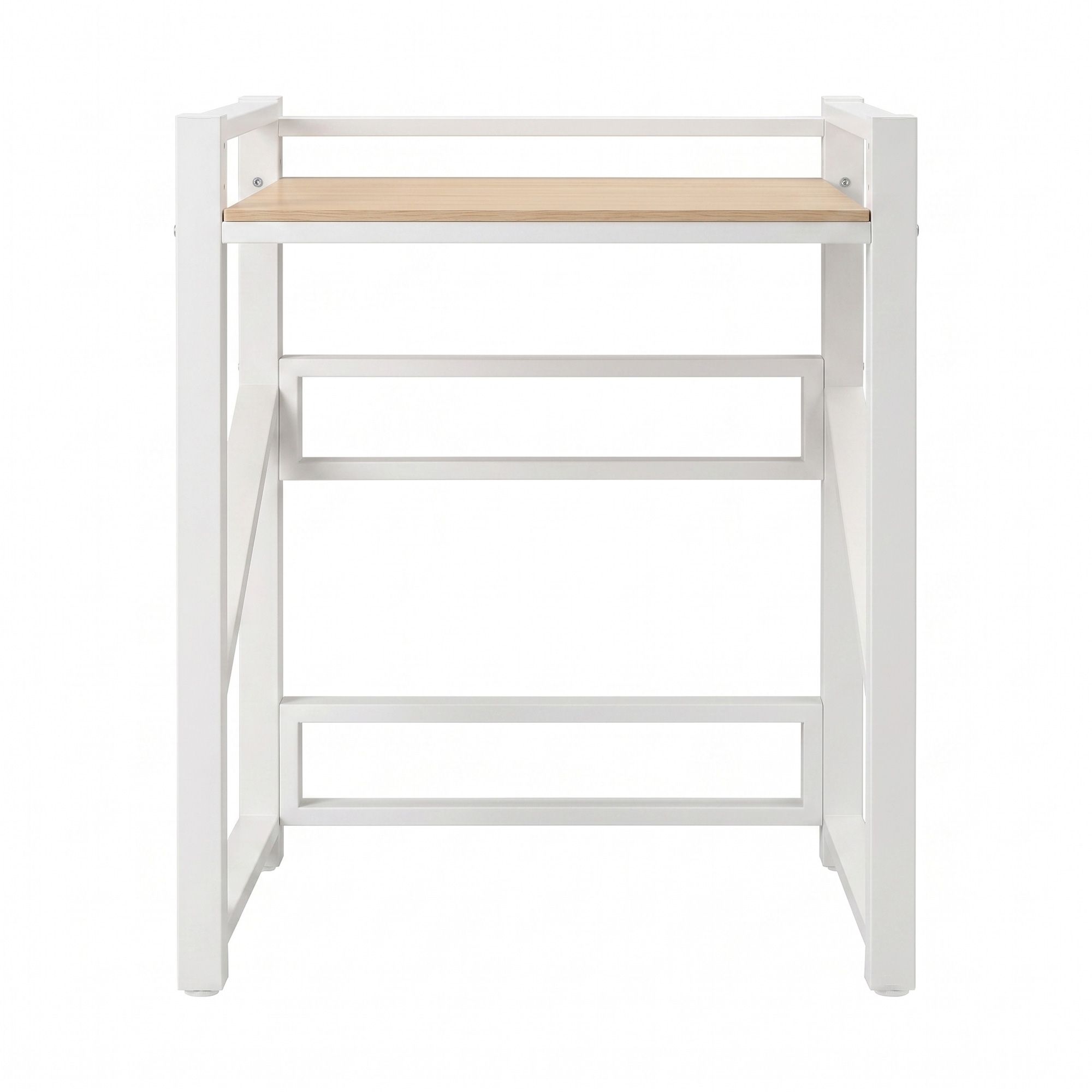 Artiss Over Washing Machine Rack Laundry Shelf Space Saver 75cm White - Image 4
