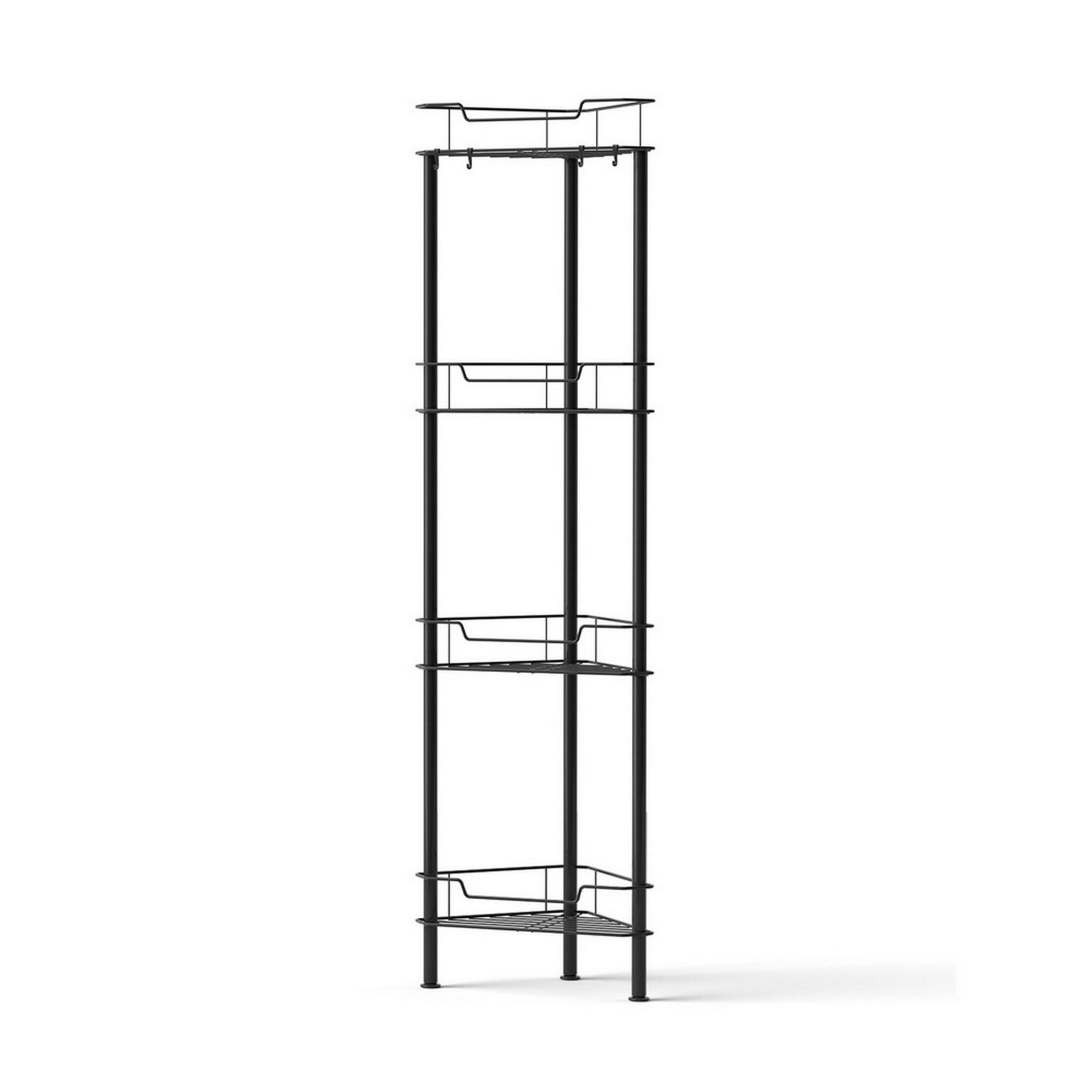 Artiss 2x Floor Standing Shower Caddy 4 Tier Rustproof Bathroom Storage - Image 1