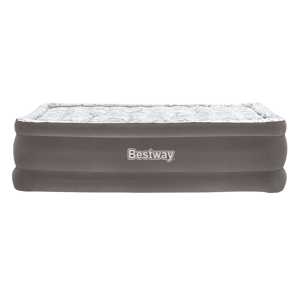 Bestway Air Mattress Queen Inflatable Bed 56cm Airbed Grey - Image 3