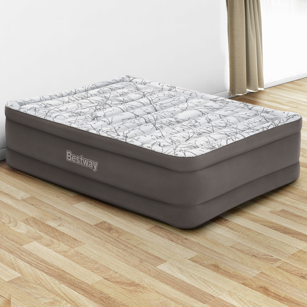 Bestway Air Mattress Queen Inflatable Bed 56cm Airbed Grey - Image 7