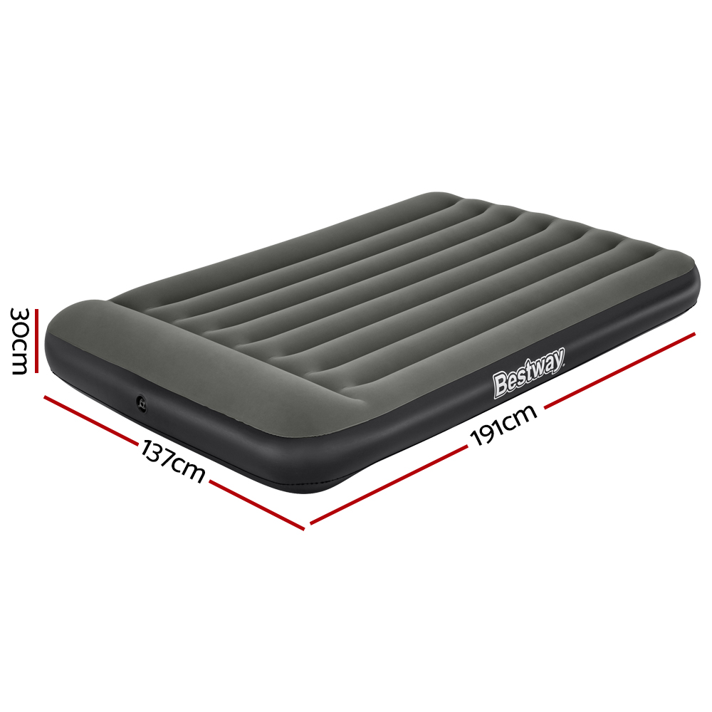 Bestway Air Mattress Double Inflatable Bed 30cm Airbed Grey - Image 2