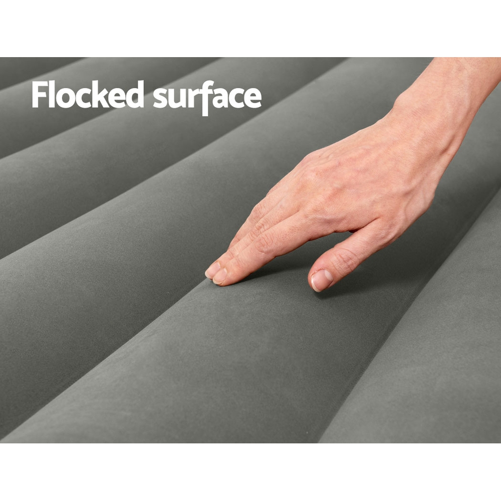 Bestway Air Mattress Queen Inflatable Bed 30cm Airbed Grey - Image 5