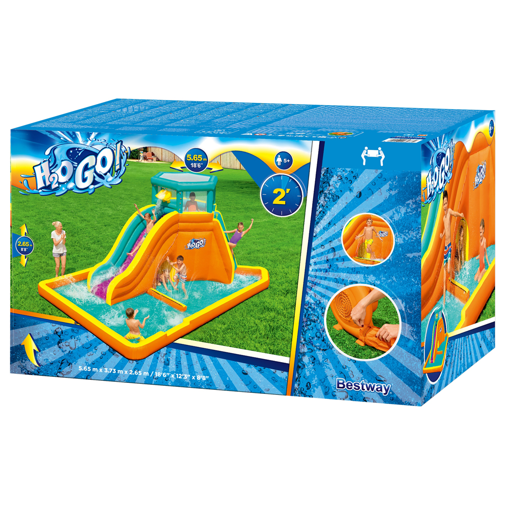Bestway Water Slide Park 565x373x265cm Kids Swimming Pool Inflatable Play Centre - Image 5