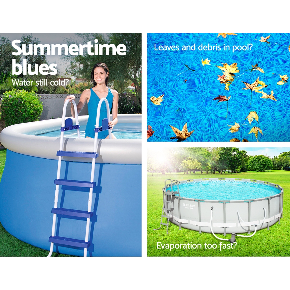 Bestway Pool Cover Fits 3.05m/10ft Round Swimming Pool PVC Blanket 2.89m - Image 4