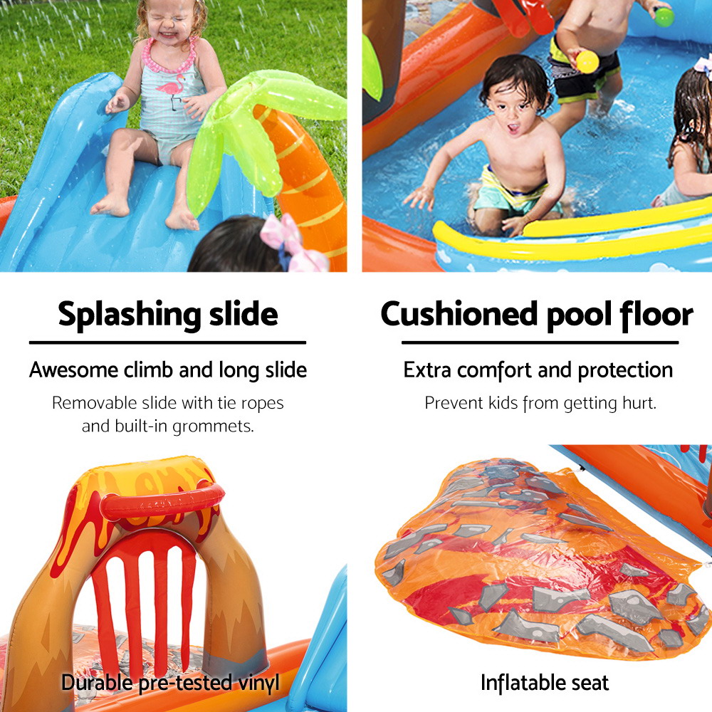 Bestway Kids Pool 265x265x104cm Inflatable Above Ground Swimming Play Pools 208L - Image 5