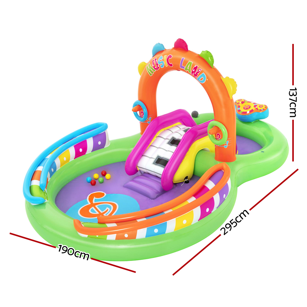 Bestway Kids Pool 295x190x137cm Inflatable Above Ground Swimming Play Pools 349L - Image 2