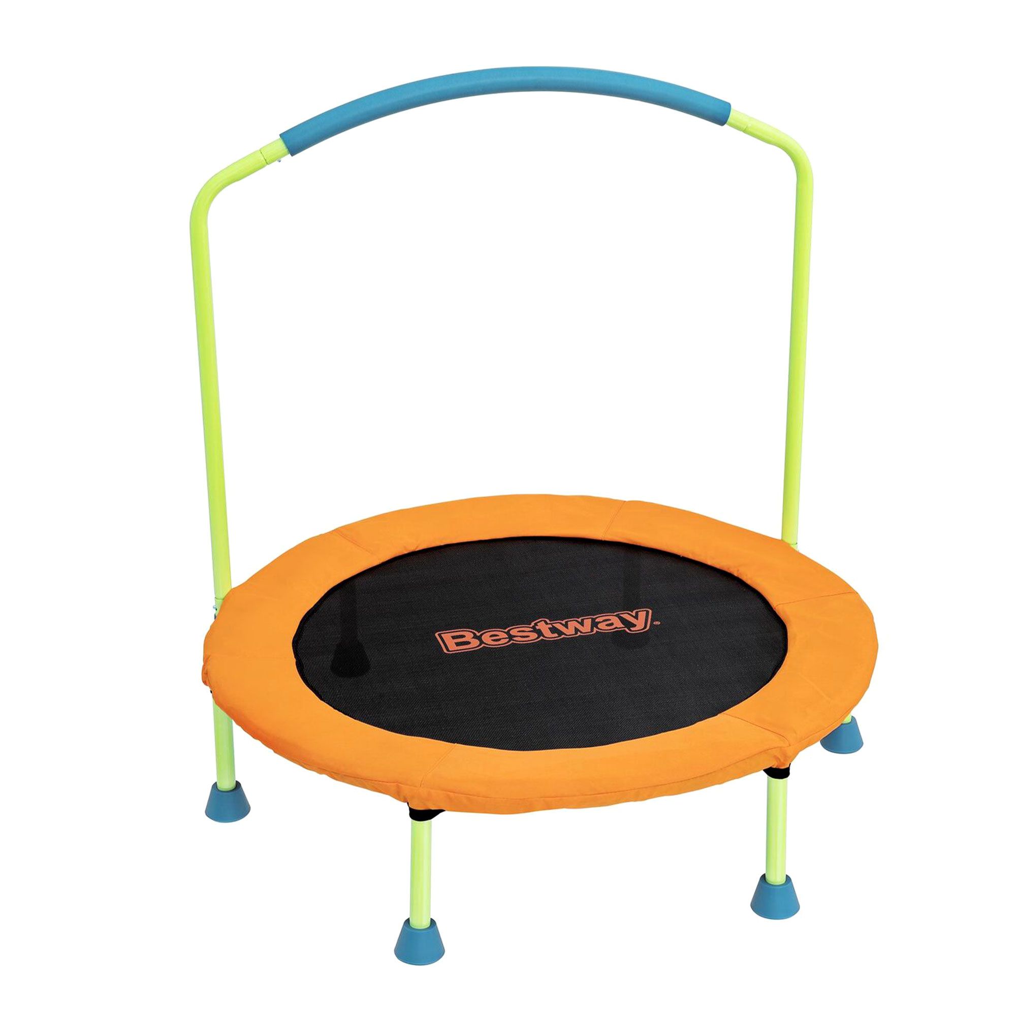 Bestway 36inch Kids Trampoline Foldable Rebounder Fitness for Ages 3+ Orange - Image 3