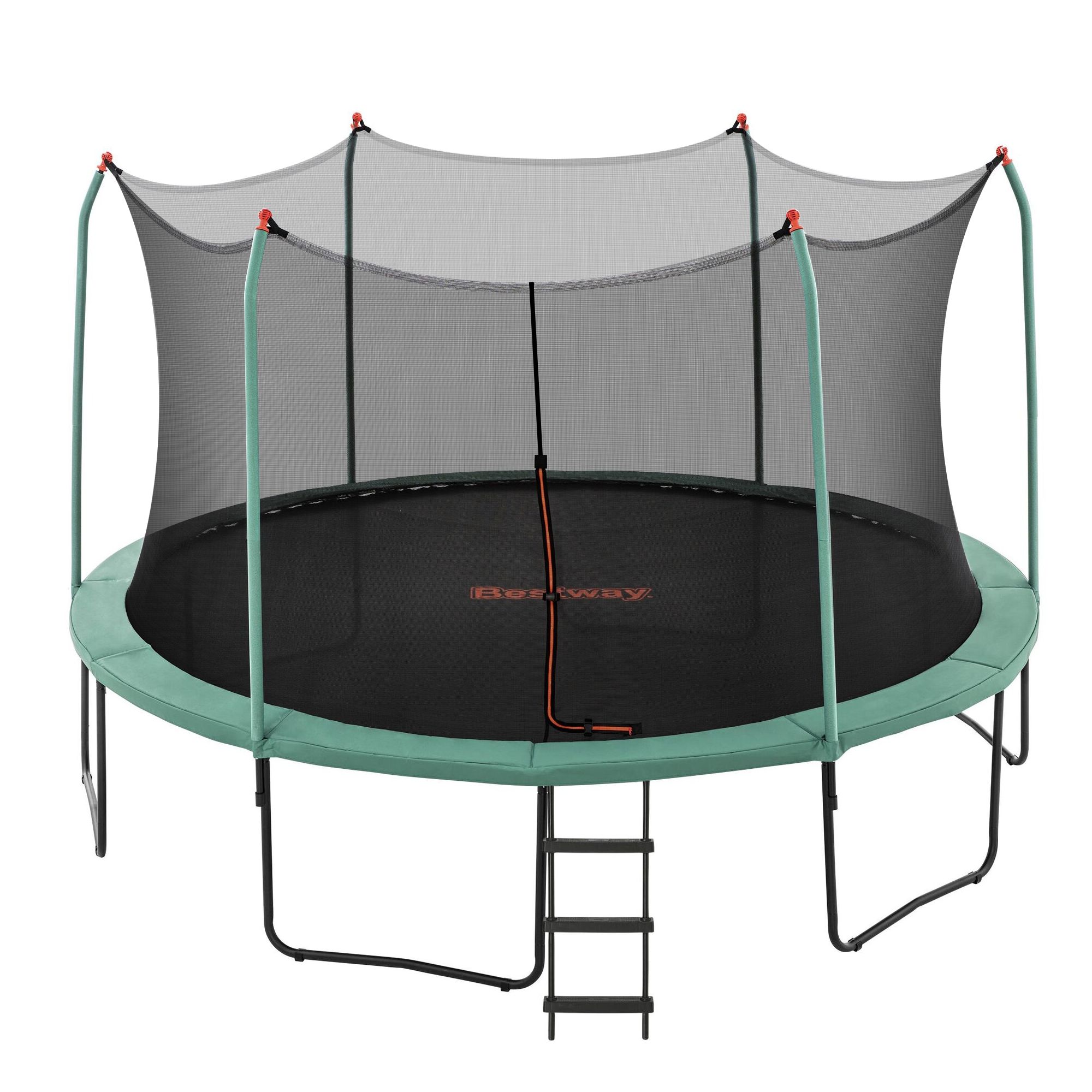 Bestway 14ft Trampoline Kids Rebounder Safety Net Enclosure Outdoor Fitness 4.27m for Ages 6+ - Image 3