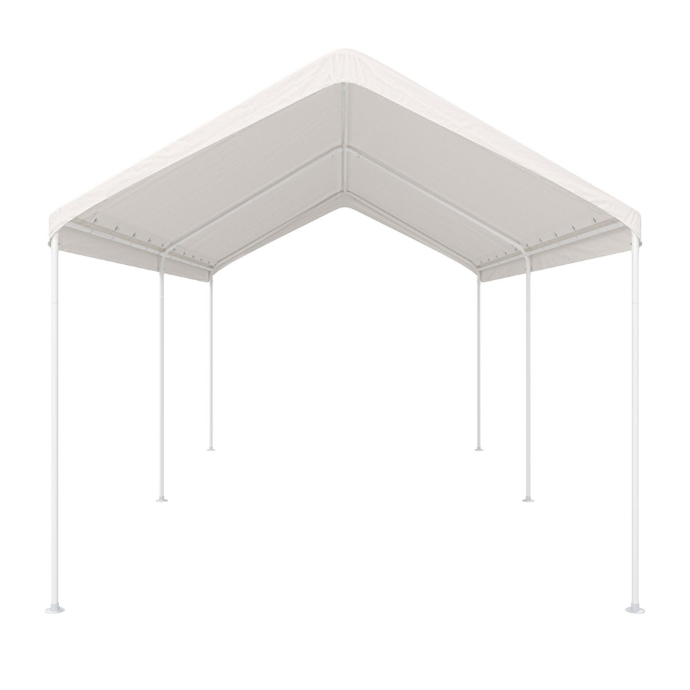 Instahut Carports 3x6m Carport Kits Steel Shelter Gazebo Canopy Garage Portable Garden Shed - Image 4