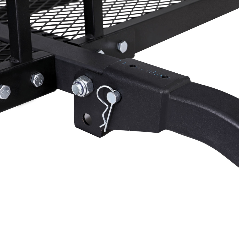 Giantz Universal Car Roof Rack Foldable Hitch Basket Cargo Carrier 152cm Black - Image 4