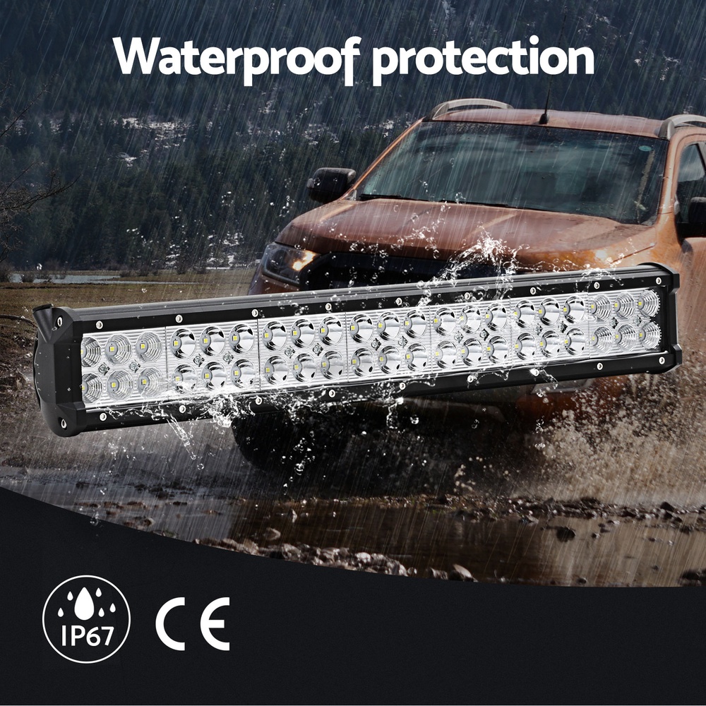 Giantz LED Driving Light 20 Inch Flood Spot Light Bar Driving Lamp Offroad Truck - Image 5