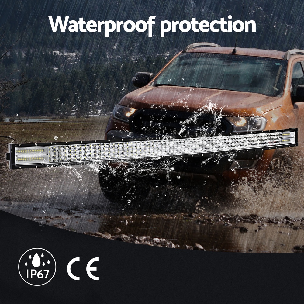 Giantz LED Driving Light 50 Inch Flood Spot Light Bar Driving Lamp Offroad Truck - Image 5