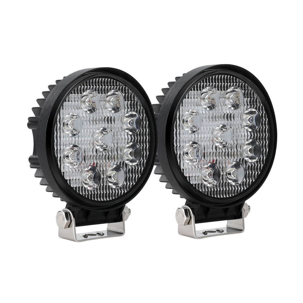 Giantz Pair LED Driving Lights 4.5 Inch Flood Spot Lights Car Truck SUV 12V 24V - Image 3