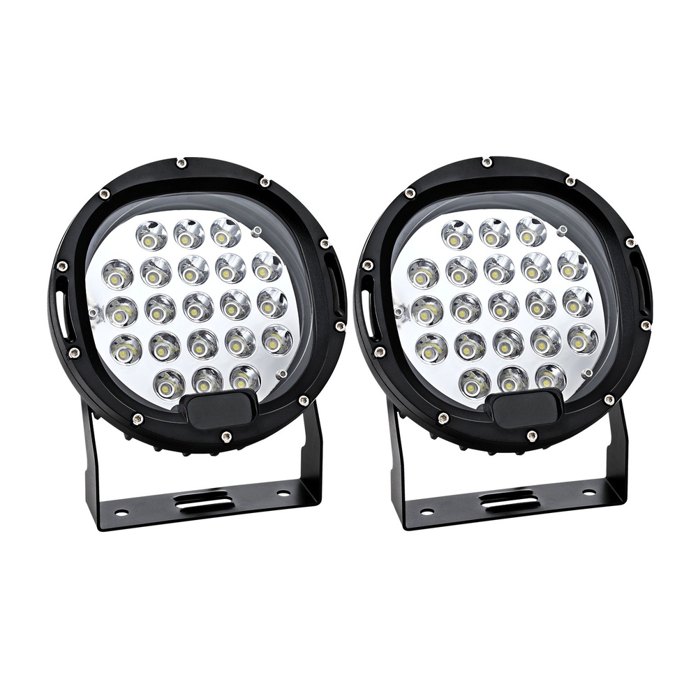 Giantz Pair LED Driving Lights 7 Inch Flood Spot Lights Car Truck SUV 12V 24V - Image 3