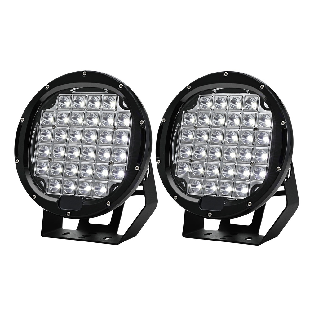 Giantz Pair LED Driving Lights 9 Inch Flood Spot Lights Car Truck SUV 12V 24V - Image 1