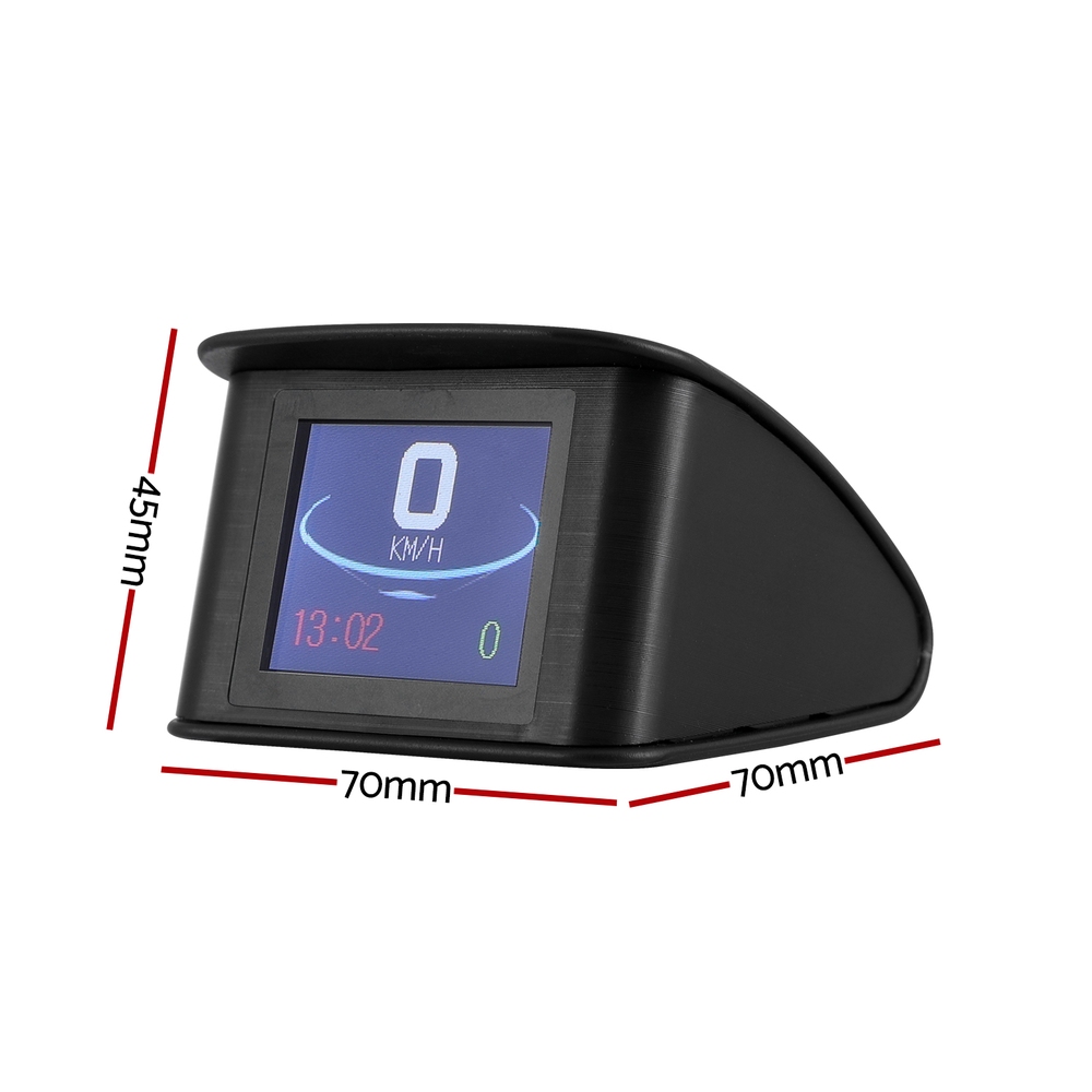 Giantz Universal Car Digital GPS Speedometer Heads Up Display Overspeed Warning Alarm - Image 2