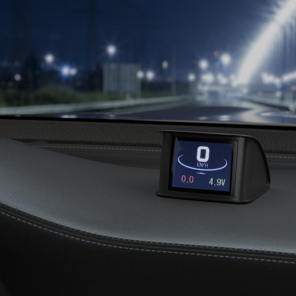 Giantz Universal Car Digital GPS Speedometer Heads Up Display Overspeed Warning Alarm - Image 5