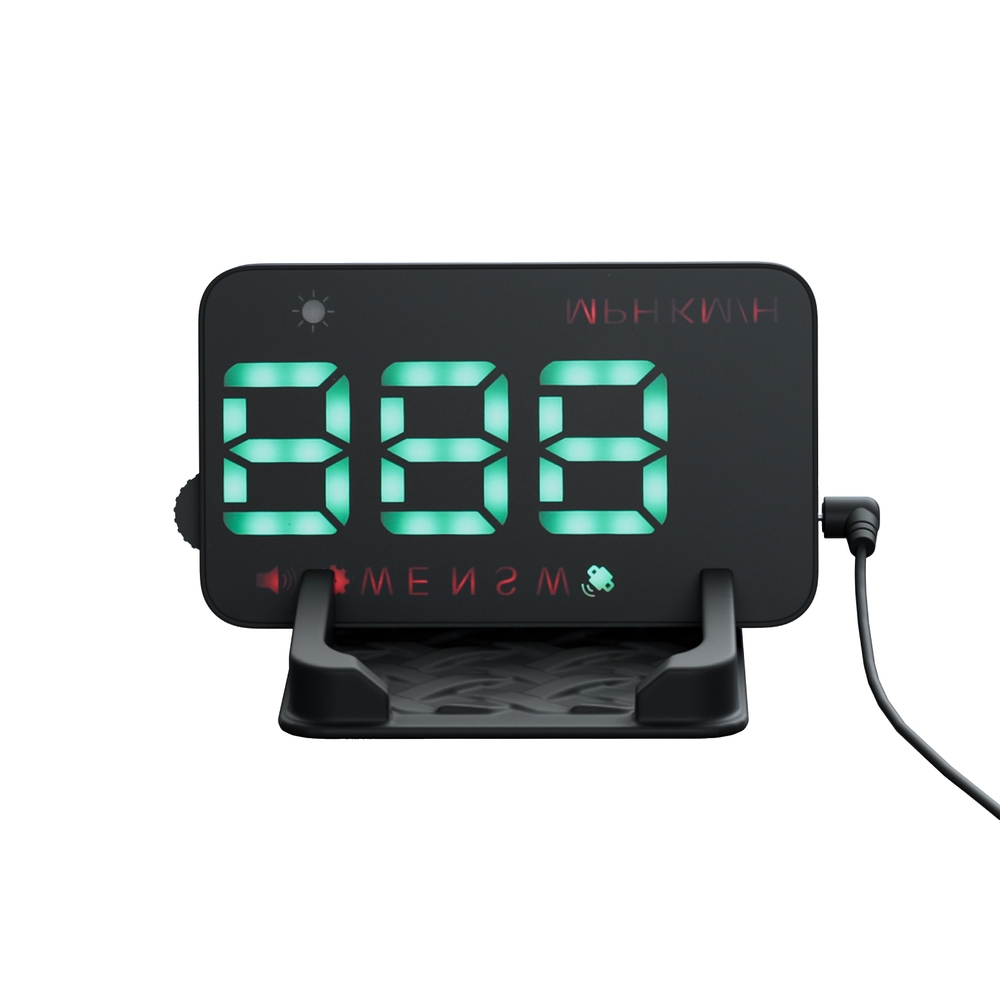 Giantz Universal Car Digital GPS Speedometer HUD Display Overspeed Warning Alarm 2 Modes - Image 1