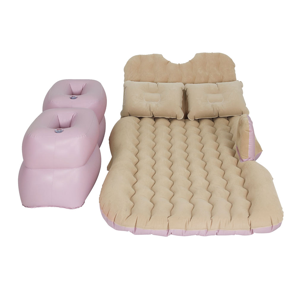 Weisshorn Car Mattress 176x80 Inflatable SUV Back Seat Camping Bed Beige - Image 1