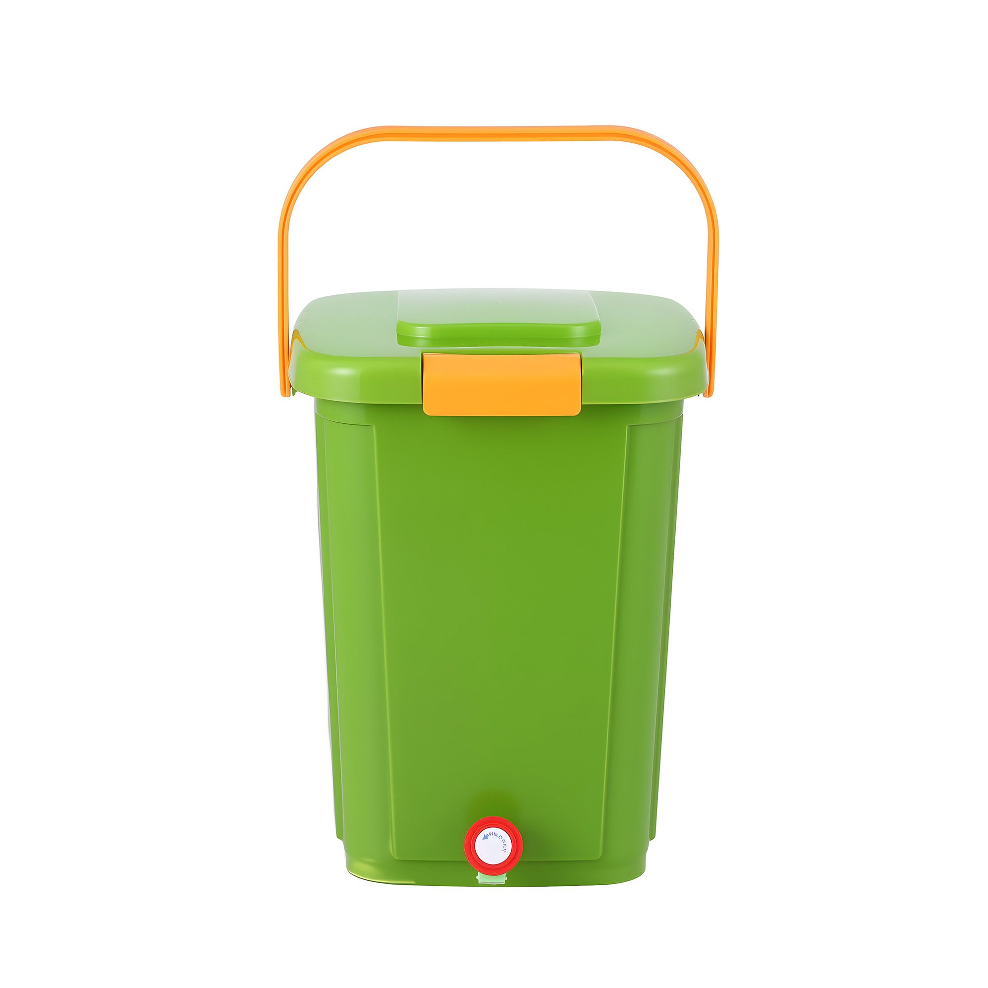 Gardeon 20L Kitchen Compost Bin Food Waste Caddy Drain Tap Green - Image 3