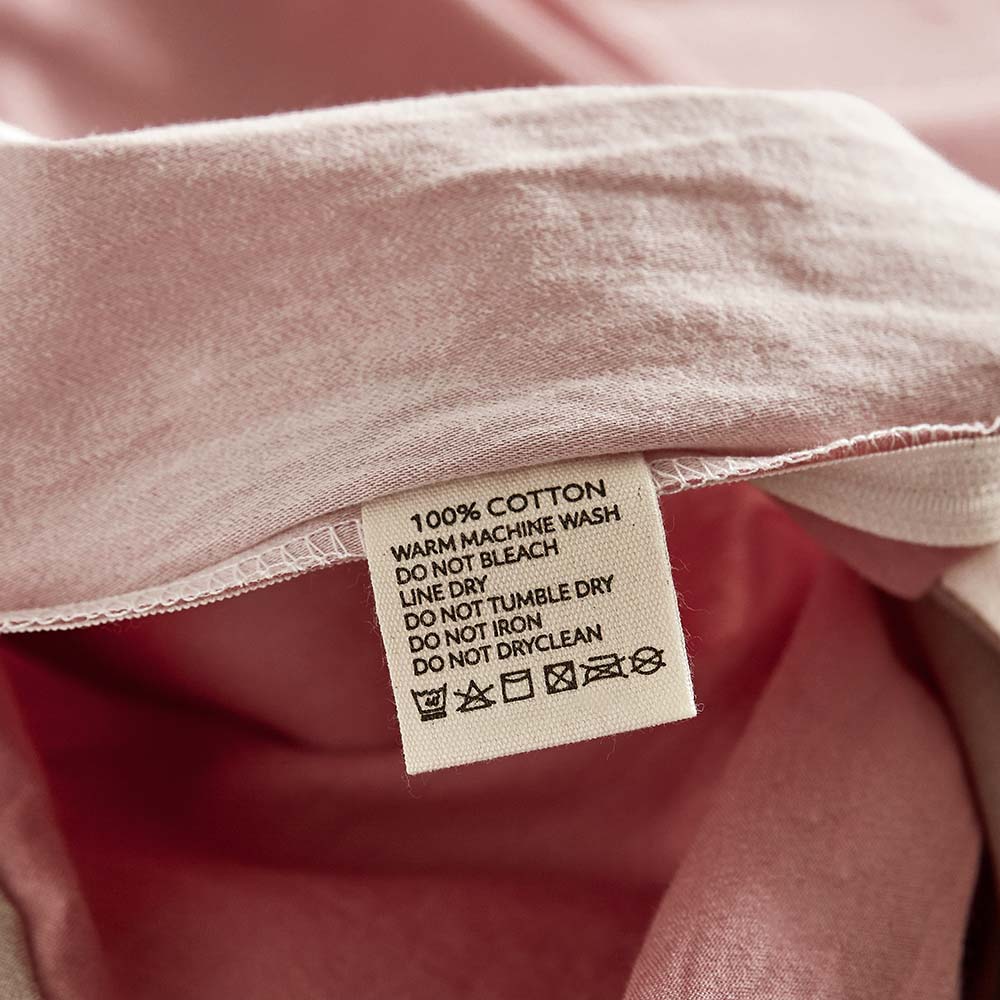 Cosy Club Cotton Bed Sheets Set Pink Brown Cover Single - Image 7