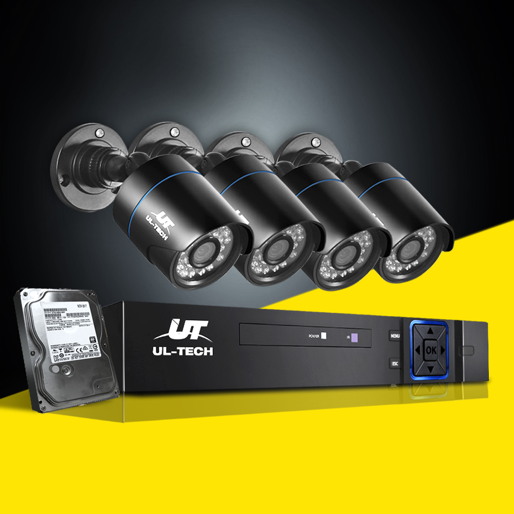 UL-tech CCTV Security System 8CH DVR 4 Cameras 1TB Hard Drive - Image 8