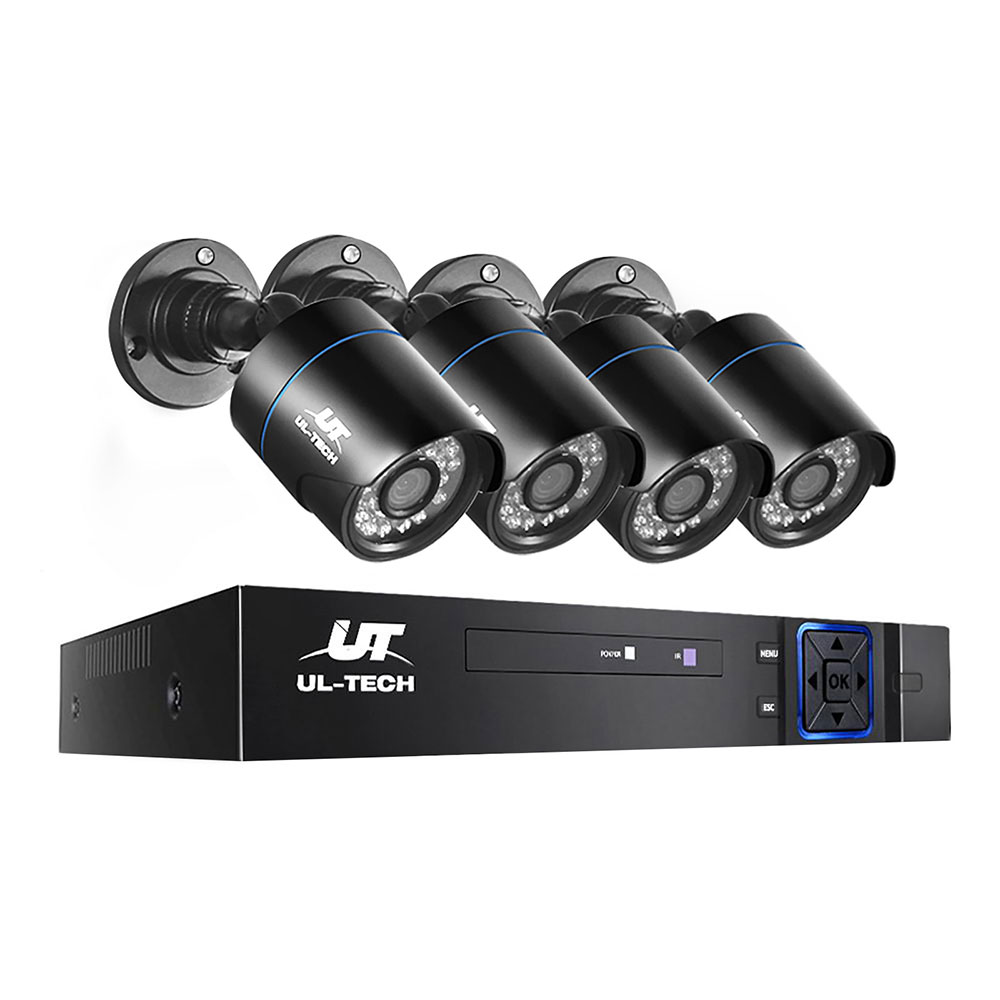 UL-tech CCTV Security System 8CH DVR 4 Cameras 1080p - Image 1