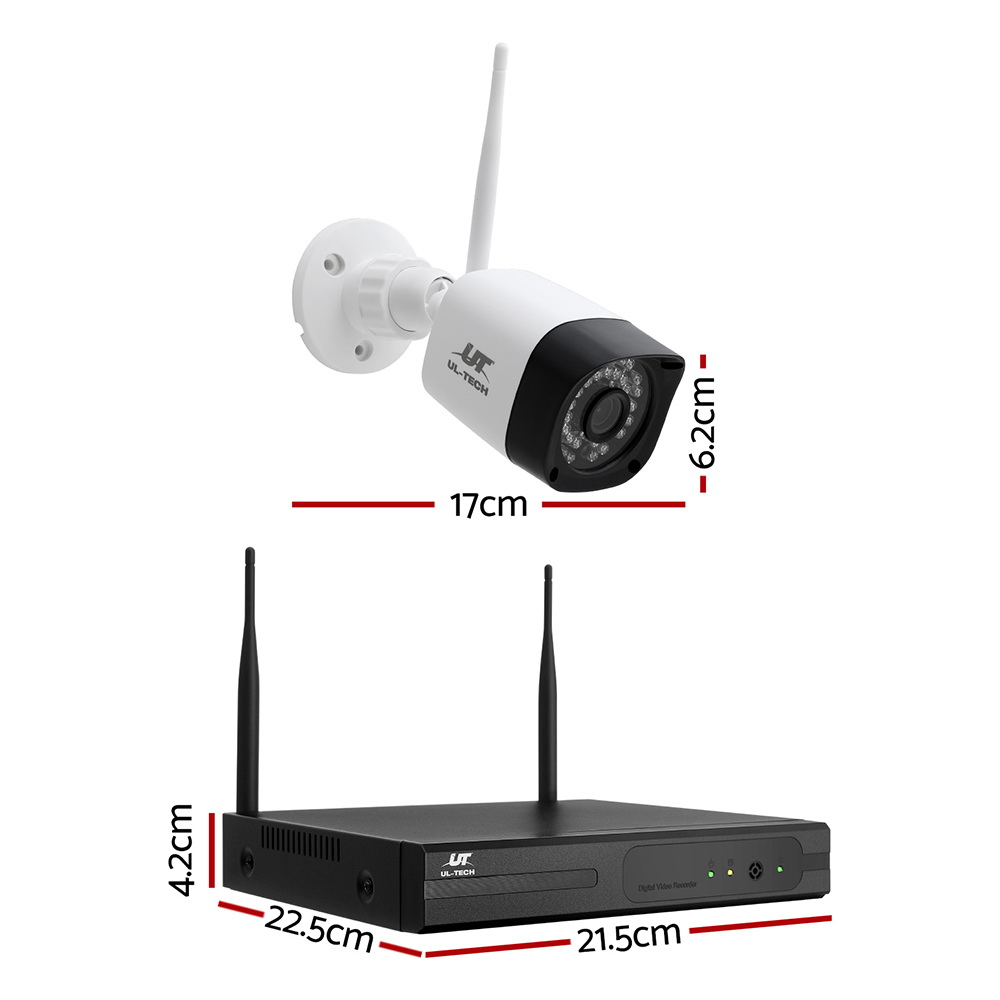 UL-tech 3MP Wireless CCTV 8CH 4 Square Camera - Image 2