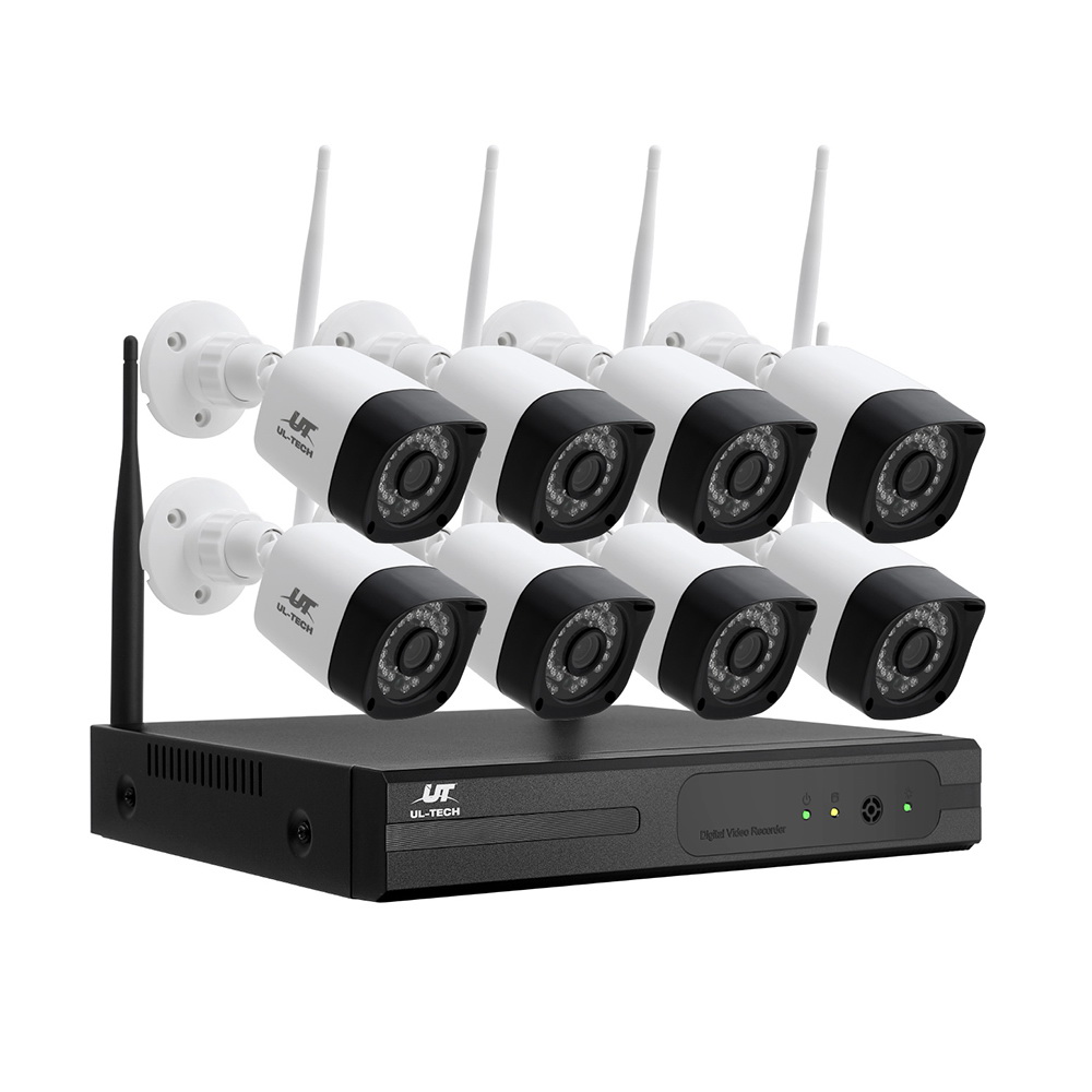 UL-tech 3MP Wireless CCTV 8CH 8 Square Camera - Image 1