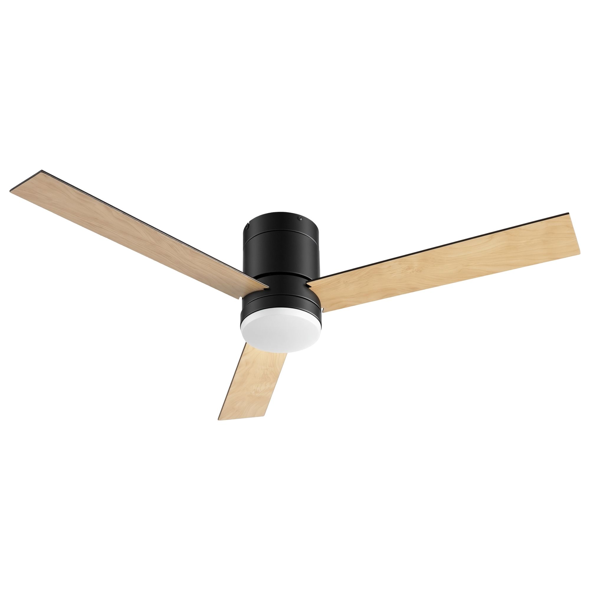 Devanti 52'' Ceiling Fan 3 Blades Double-sided DC Motor w/Light w/Remote Light Wood and bLack - Image 3