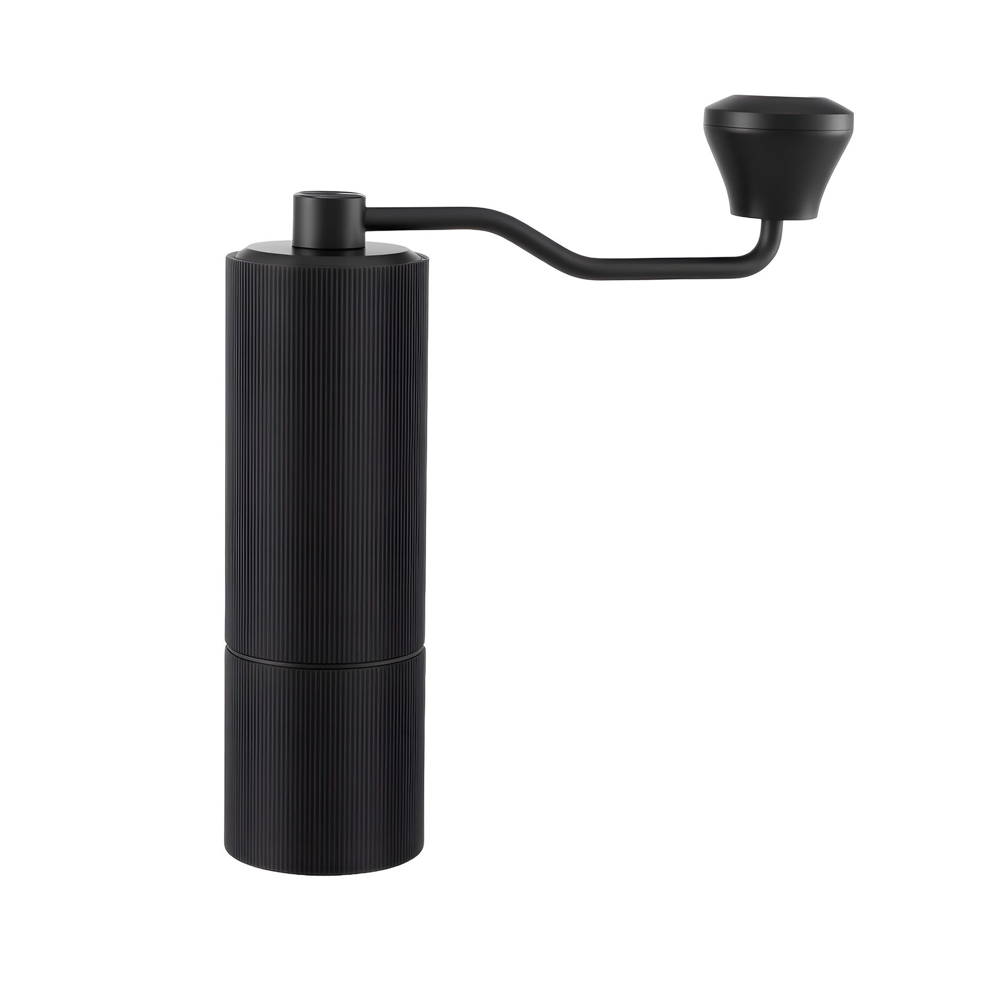 Devanti Manual Coffee Grinder with 24 Adjustable Settings | Hand Coffee Bean Burr Mill for Espresso French Press | Portable Stainless Steel Quiet Grinder with Storage Bag for Travel Camping, Black - Image 3