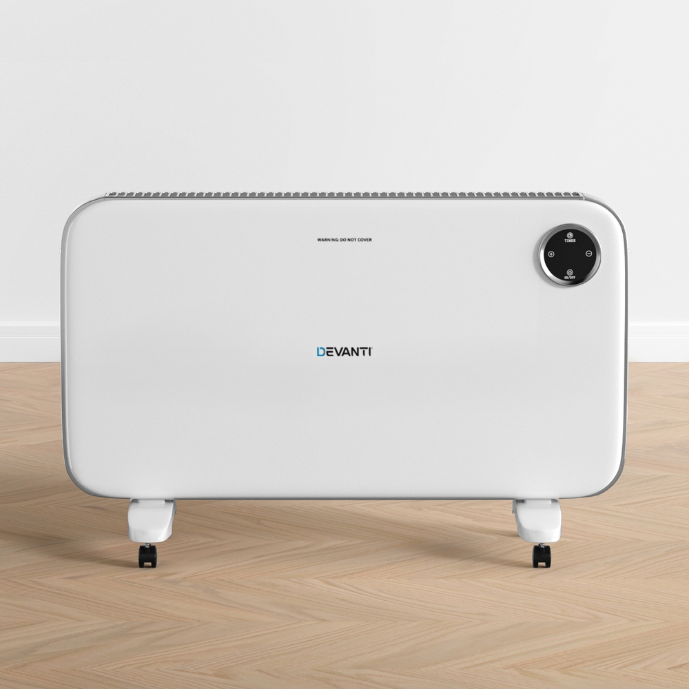 Devanti Electric Convection Heater Panel White 2000W - Image 7