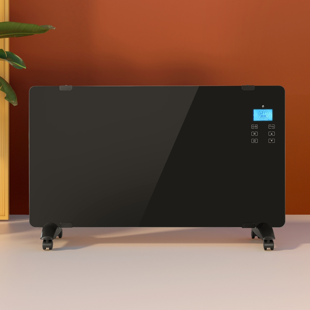 Devanti Electric Convection Heater Black 2000W - Image 7