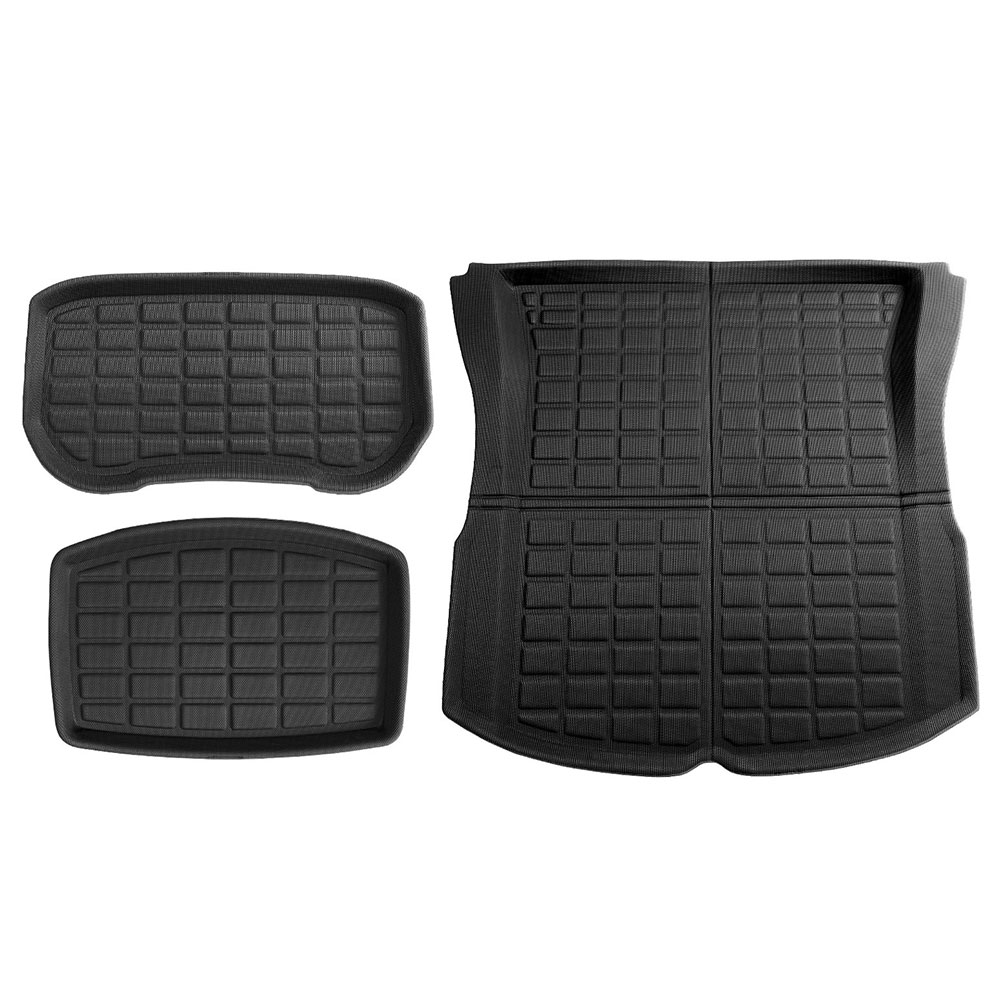 NEW Tesla Model 3 Highland 2024 Boot Liner Rear Frunk Cargo Trunk Mats Weisshorn - Image 1