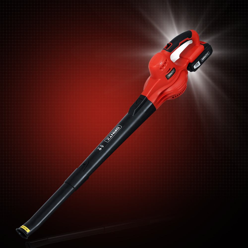 Giantz 20V Cordless Leaf Blower Garden Lithium Battery Electric Nozzles 2-Speed - Image 8