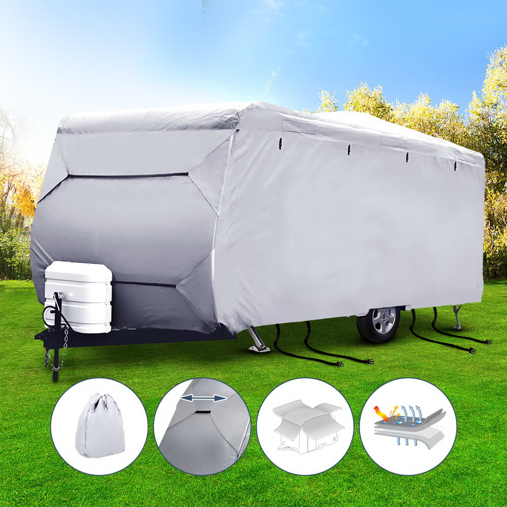 Weisshorn 20-22ft Caravan Cover Campervan 4 Layer UV Water Resistant - Image 7