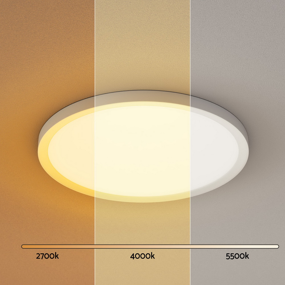 Leier Ceiling Light LED Round 31W Ultra-THIN 5CM Oyster Lamp Modern Cool/Warm - Image 4