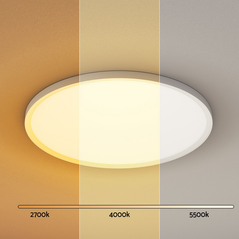 Leier Ceiling Light LED Round 42W Ultra-THIN 5CM Oyster Lamp Modern Cool/Warm - Image 4