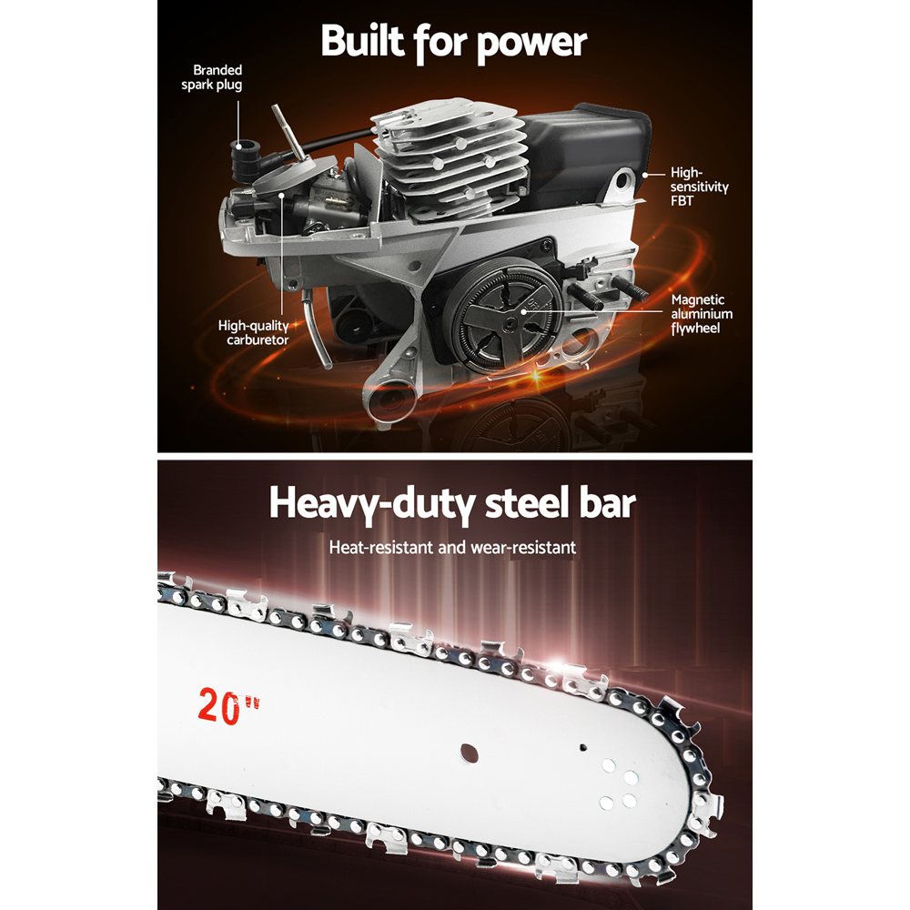 Giantz Chainsaw Petrol 52CC 20