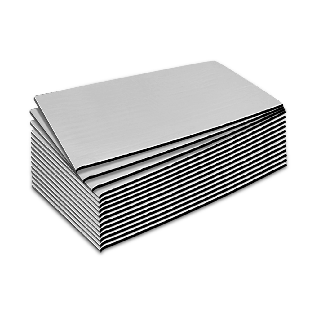 Weisshorn Butyl Car Sound Deadener Deadening Insulation Material with Application Roller 32CM X 50CM X 24pcs - Image 1