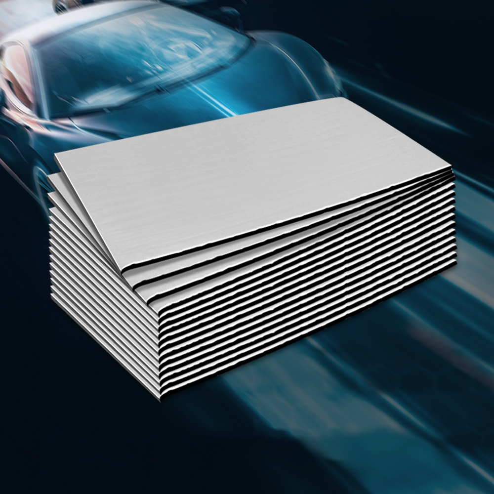 Weisshorn Butyl Car Sound Deadener Mat Heat Insulation Sound Deadening 32CM X 50CM X 12pcs - Image 8