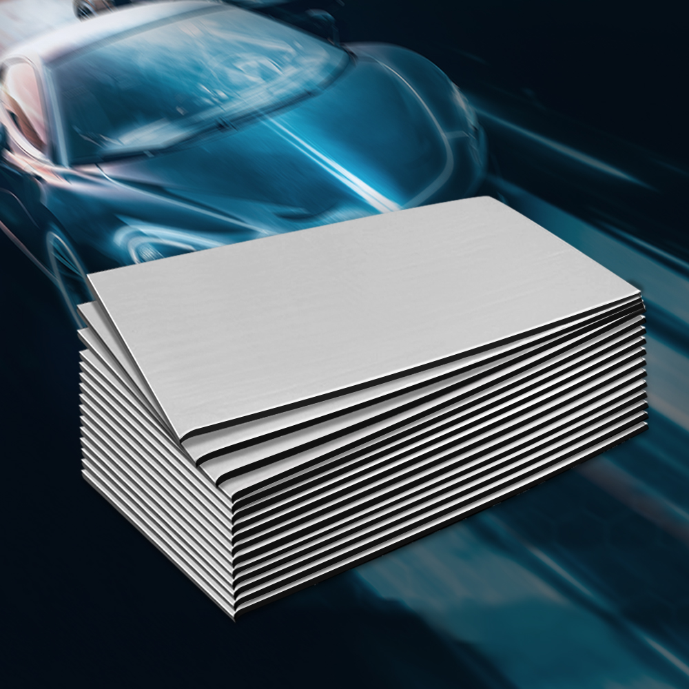 Weisshorn 36PCS 32CM X 50CM Car Sound Deadener Butyl Noise Insulation Heat Proof Self-adhesive - Image 8