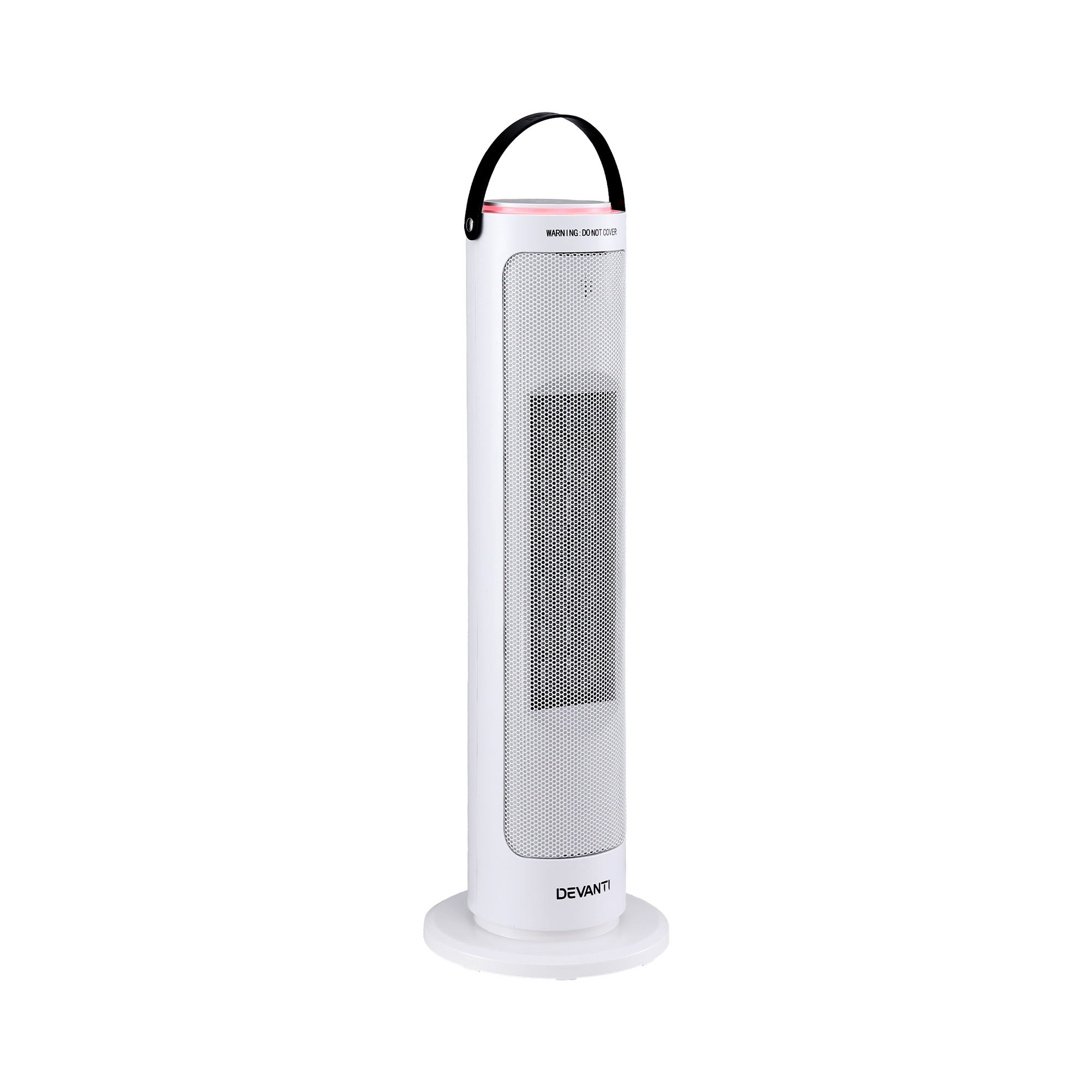 Devanti 2000W Ceramic Tower Heater Space Heaters Oscillating Indoor White - Image 3