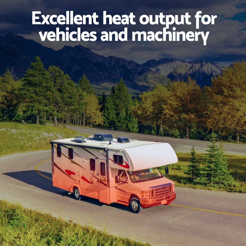 Giantz Diesel Air Heater 12V 5KW LCD Display Remote Control for Car Bus RV Indoor 10L - Image 7