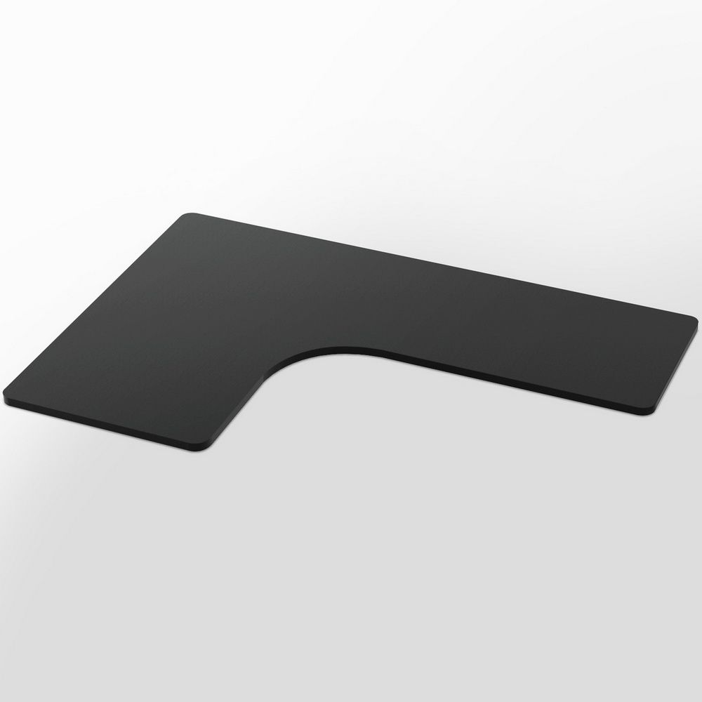Artiss Standing Desk Top L-shape Black 160CM - Image 7