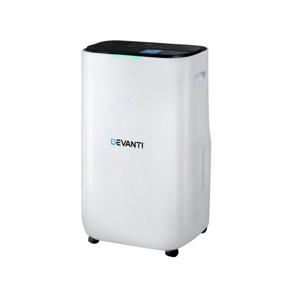 Devanti Dehumidifier 20L Air Purifier White - Image 1
