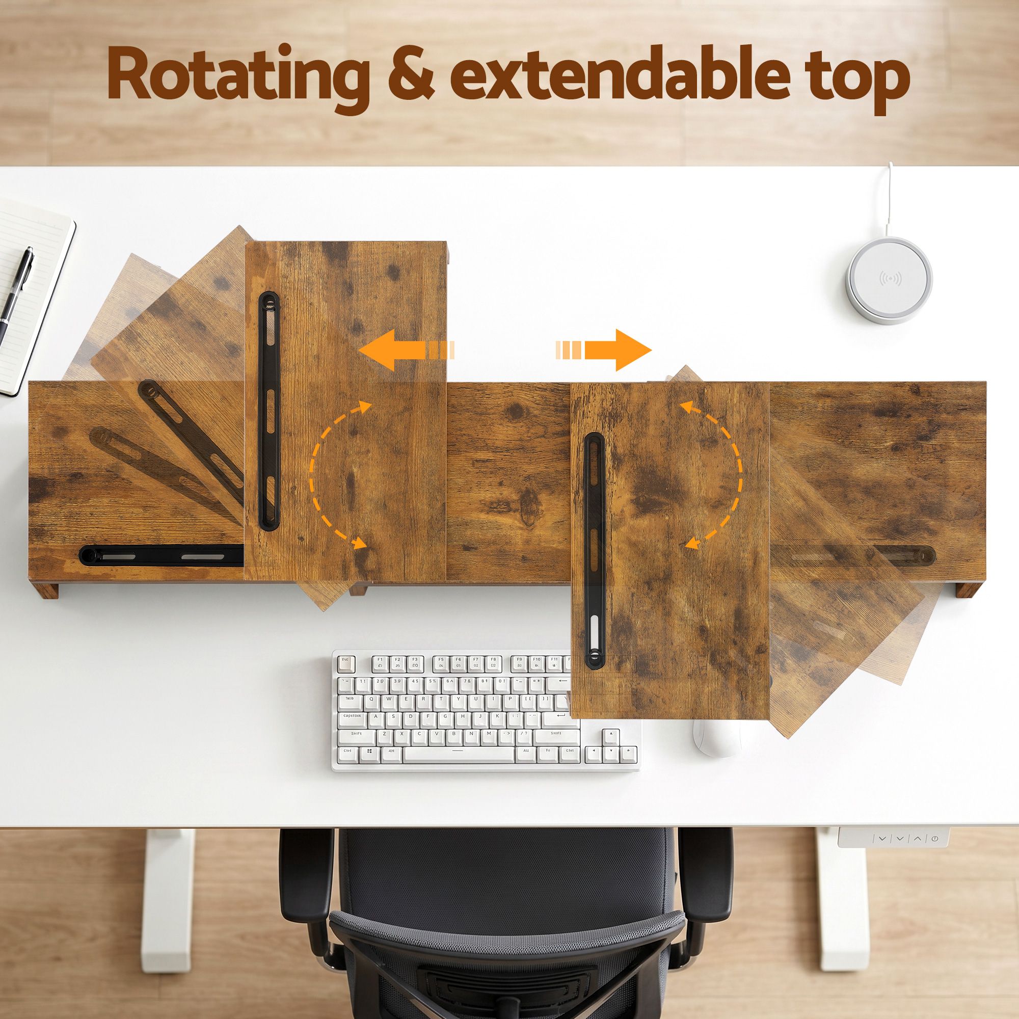 Artiss Dual Monitor Stand Riser - Image 5