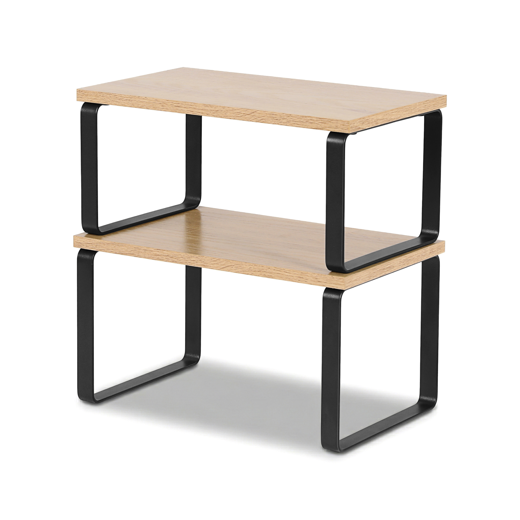 Cefito Kitchen Storage Shelves Rack Cupboard Cabinet Organiser Set of 2 - Image 1