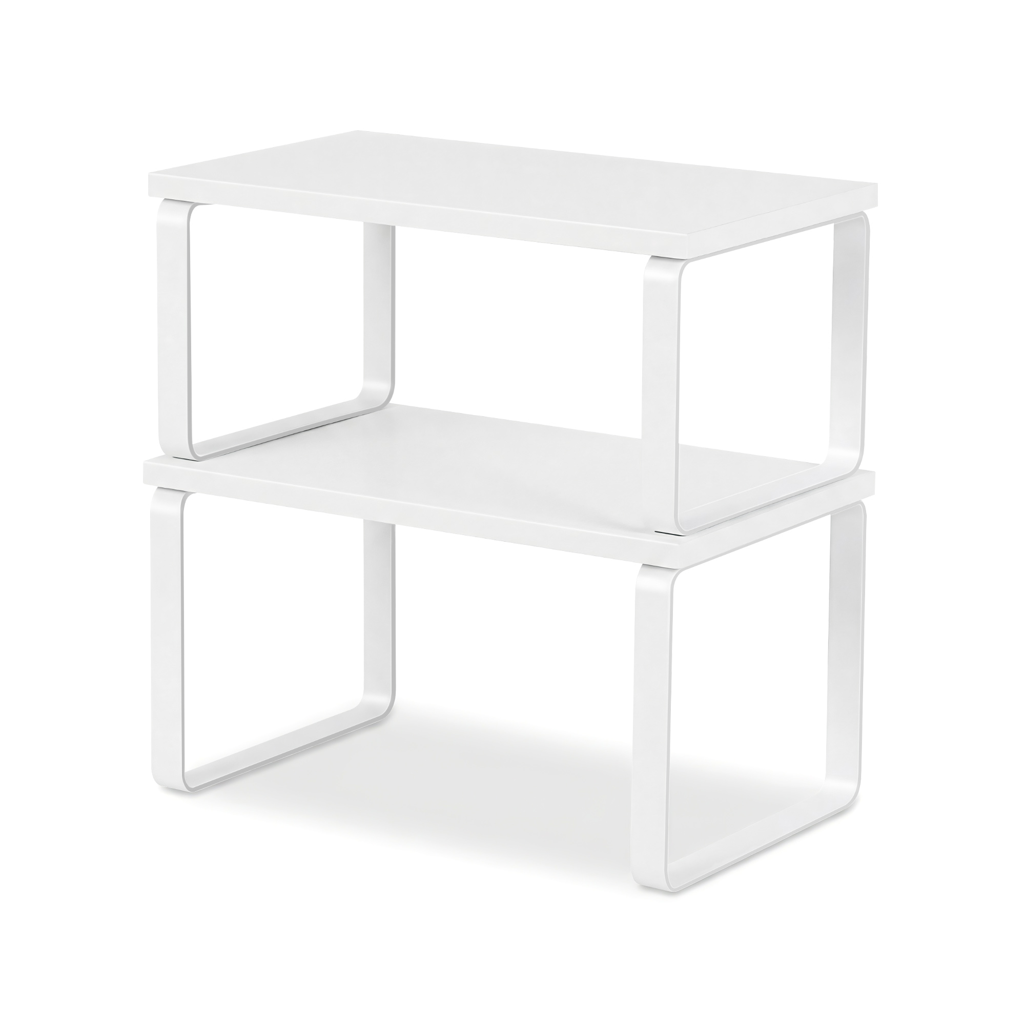 Cefito Kitchen Storage Shelves Rack Cupboard Cabinet Organiser Set of 2 - Image 1
